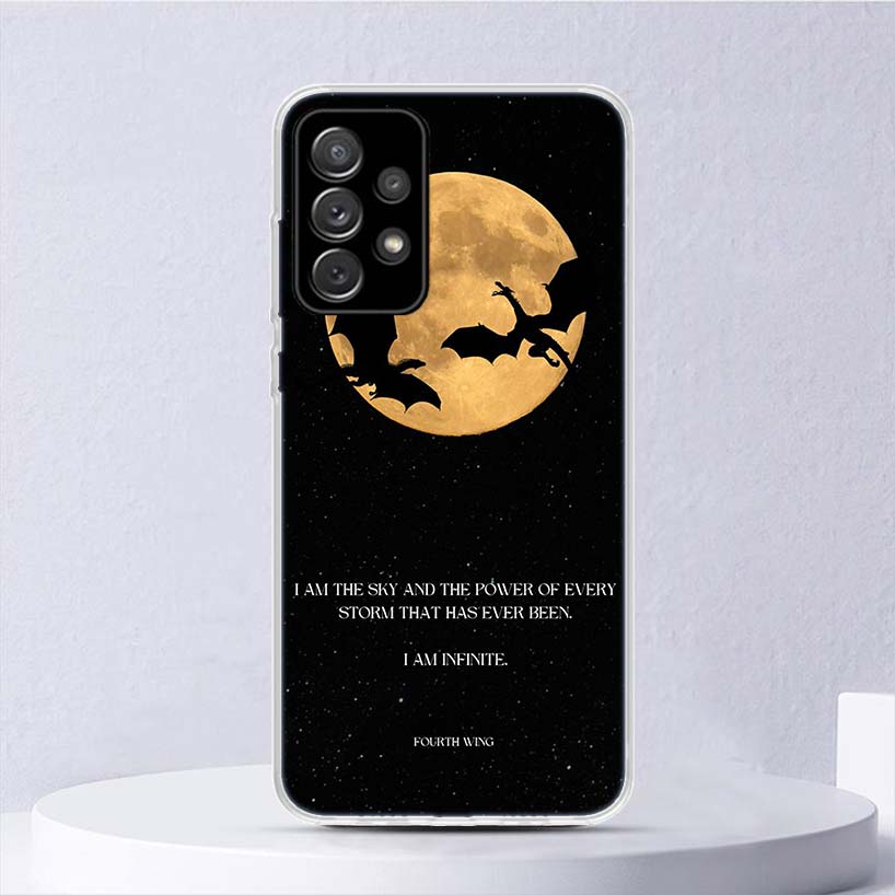 F-Fourth W-Wing Dragon Soft Case For Samsung Galaxy A52 A42 A32 A22 A12 A02S Phone Cover A50 A51 A70 A71 A41 A31 A21S A40 A30 A2