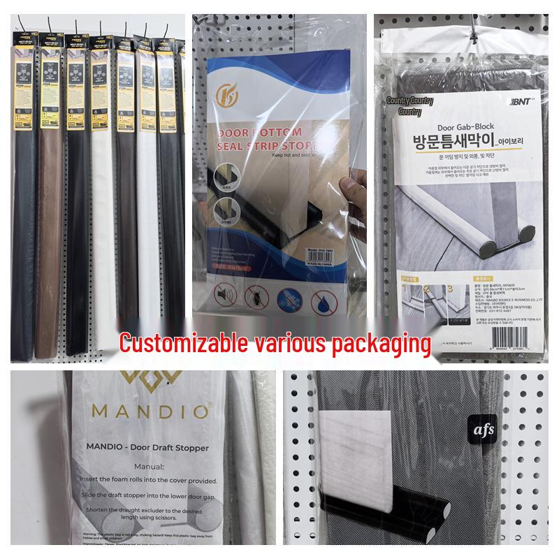 Enhanced Double-Sided Door Bottom Seal for Soundproofing, Insulation, and Insect Protection