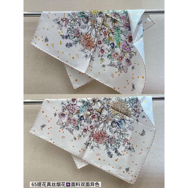 16 Momme 100% Mulberry Silk Square Scarf Womens Fashion Shawl