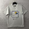 Fruit of The Loom Mens T Shirt White Art Graphic Large Cotton Short Sleeve Crew