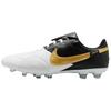 Premier 3 Versatile Comfortable FG (Rubber Long Stud) Non-Slip Durable Soccer Shoes Unisex Soccer Shoes Black White Gold HM0265-174