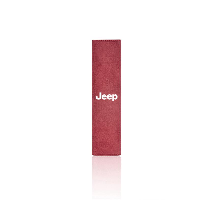 Car Seat Belt Pad Safety Strap Shoulder Cover Soft Mat Accessories For Jeep Wrangler Grand Cherokee Compass Wagoneer Avenger JL W4