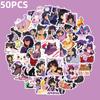 50pcs Cartoon Aphmau Graffiti Waterproof Sticker Notebook Decorative Sticker