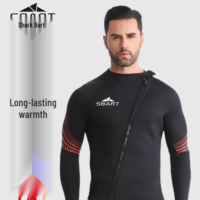 SBART Men s 3mm Wetsuit Top (Model 1556) L