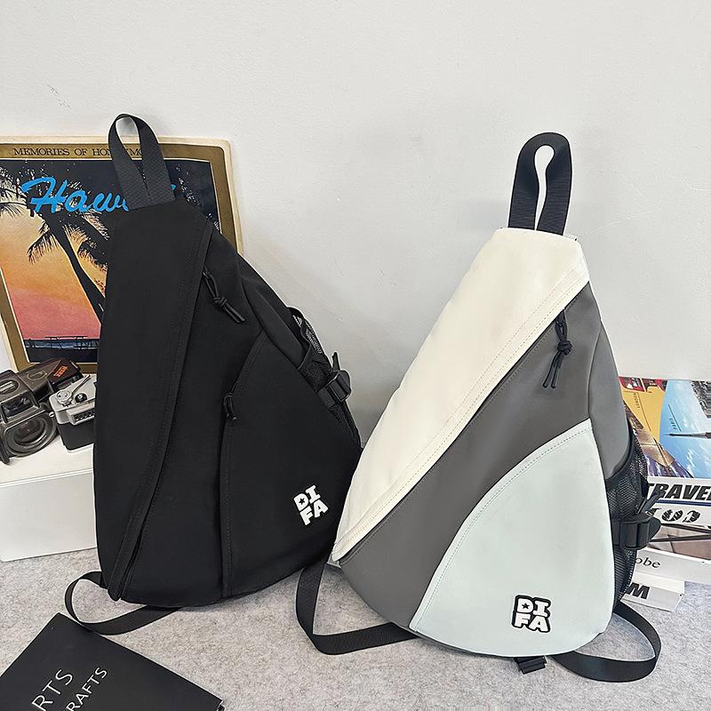 Female Junior High School Students Make Up Bag Shoulder Bag College Students Riding Chest Bag Tide Bow and Arrow Bag