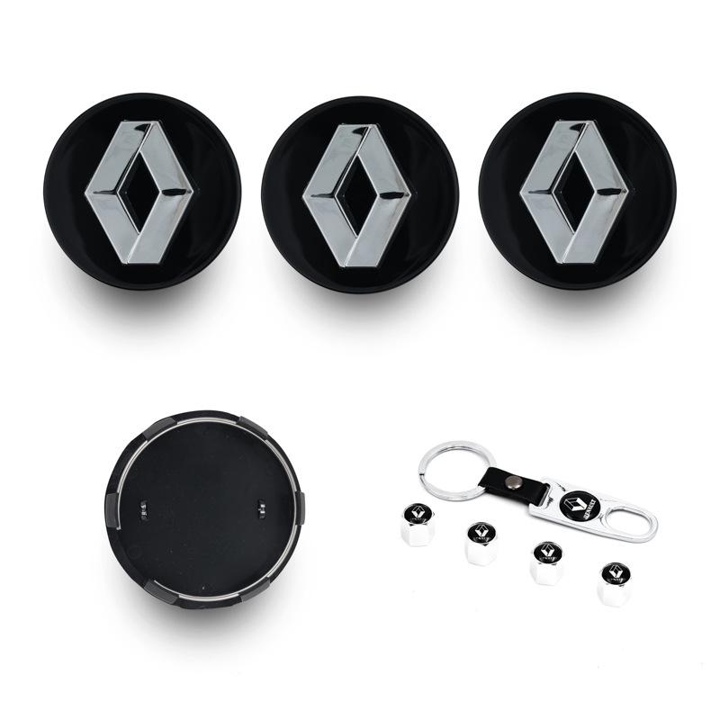 Compatible Tire Center Cap Logo for Renault Koleos, Latitude, Kadjar, and Scenic