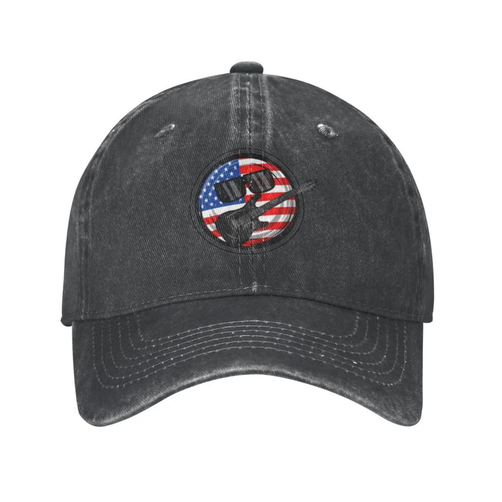 Don't Let Old Man In Hat Vintage American Flag Country Music Cap Adjustable Cowboy Hat For Men Women