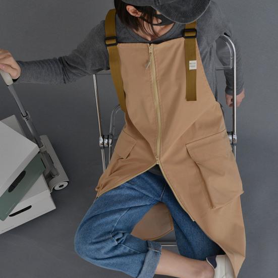 Kitchen Apron Waterproof Stain-proof Splash-proof Long Lasting Chef Cooking Barbecue Household Supplies