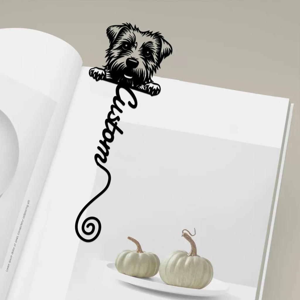 Norfolk Terrier Bookmark, Metal Bookmark for Book Lovers, Vintage Style Gift, Dog Lover Gift, School Teacher Appreciation, Unique Collectible