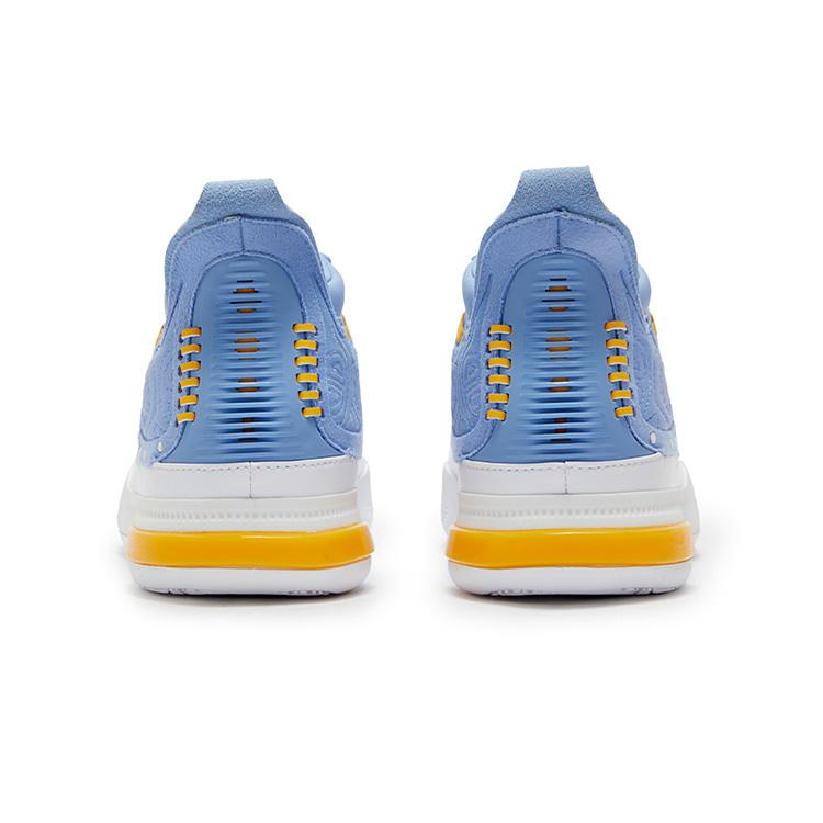 New 361° Cushioning Anti Slip And Wear Resistant High Top Basketball Shoes Men's Blue White 572511108-1