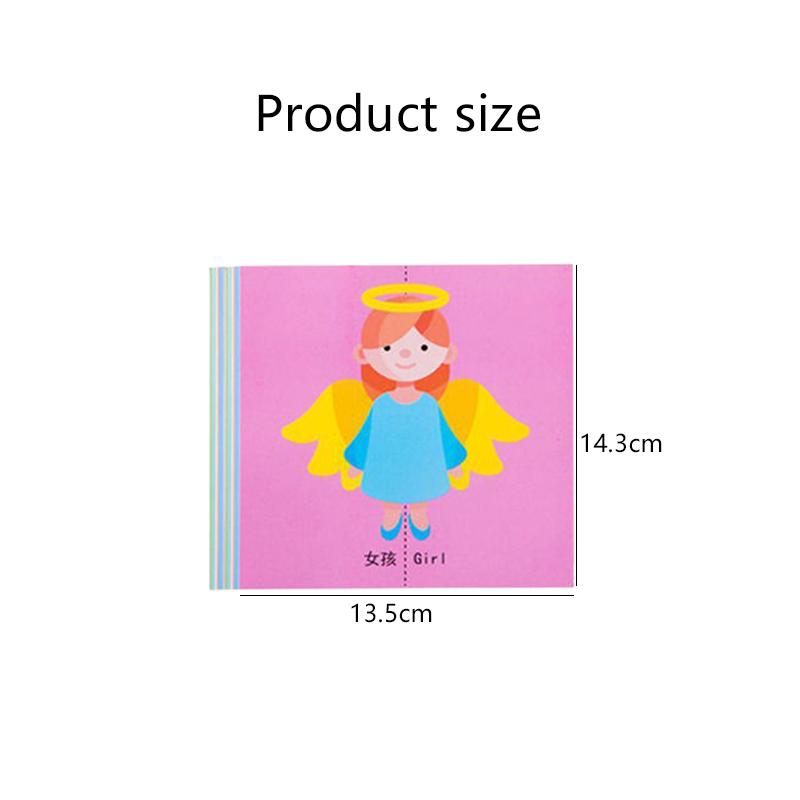 Children Handicraft Toys Paper-cutting Art Brain-boosting Hands on Ability Training Parent-child Interaction Toys for Kids TMZ