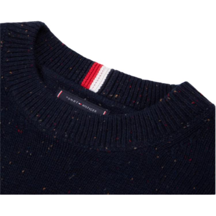 Tommy Hilfiger Embroidered Casual Commuter Crewneck Sweater Men Sweater 78JB167