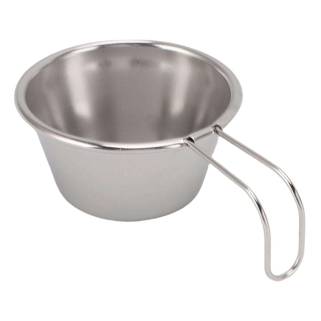 Camp Bowl Metal Stainless Steel Mini Camping Cup Tableware for Travel Hiking Outdoor Picnic
