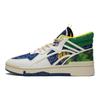Li Ning We Wo Mid Party Comfortable Soft Elastic High-Top Sneakers Men Sneakers White Green Blue AGCS283-1