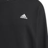 Adidas Solid Color Crew Neck Logo Print Long Sleeve Sweatshirt Unisex Tops Black H37067