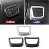 For Hyundai Tucson NX4   Car Interior Styling Headlight Head Light Switch Button Cover Frame Trim Carbon Fiber Refit