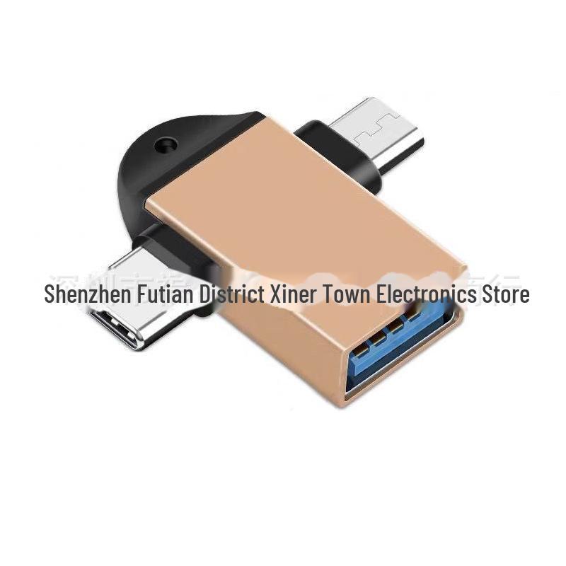 USB 3.0 to Type-C + Android OTG Adapter: Two-in-One Data & Charging Converter