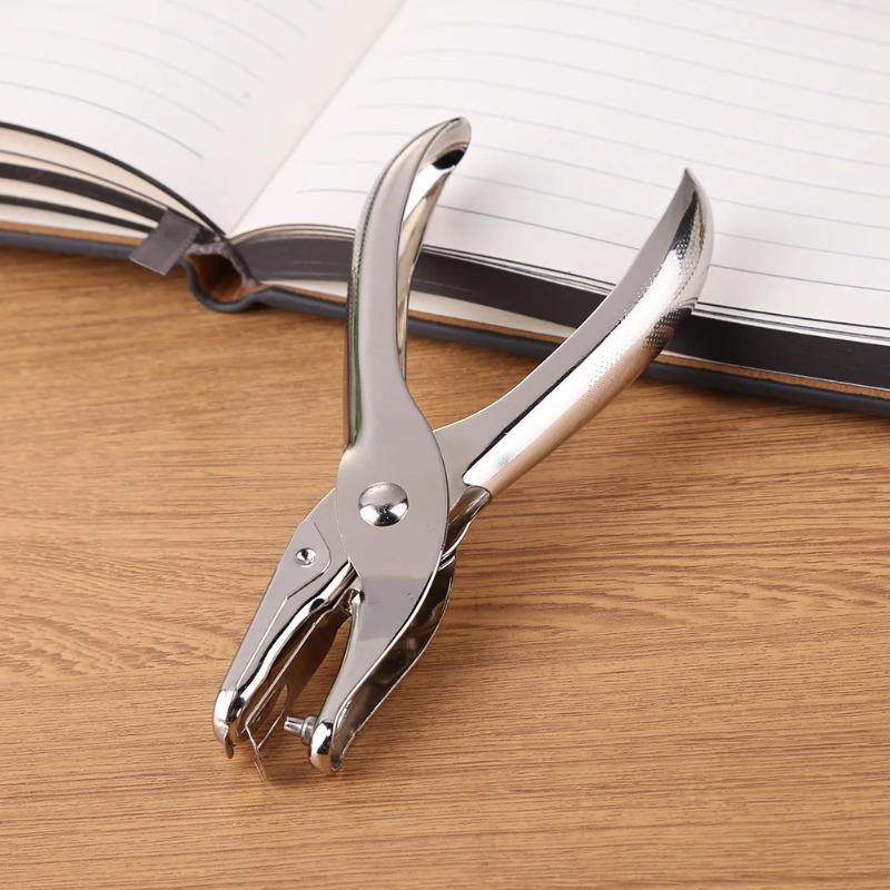 Dziurkacz 3/6mm Przenośny dziurkacz pojedynczy Materiał papierniczy Scrapbooking Ręczny Metalowy Rzemiosło Materiały biurowe do oprawy