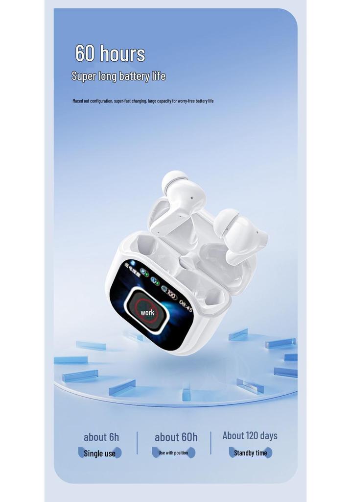 JM19 Bluetooth Sport-Ohrhörer mit Stereo ANC Geräuschunterdrückung