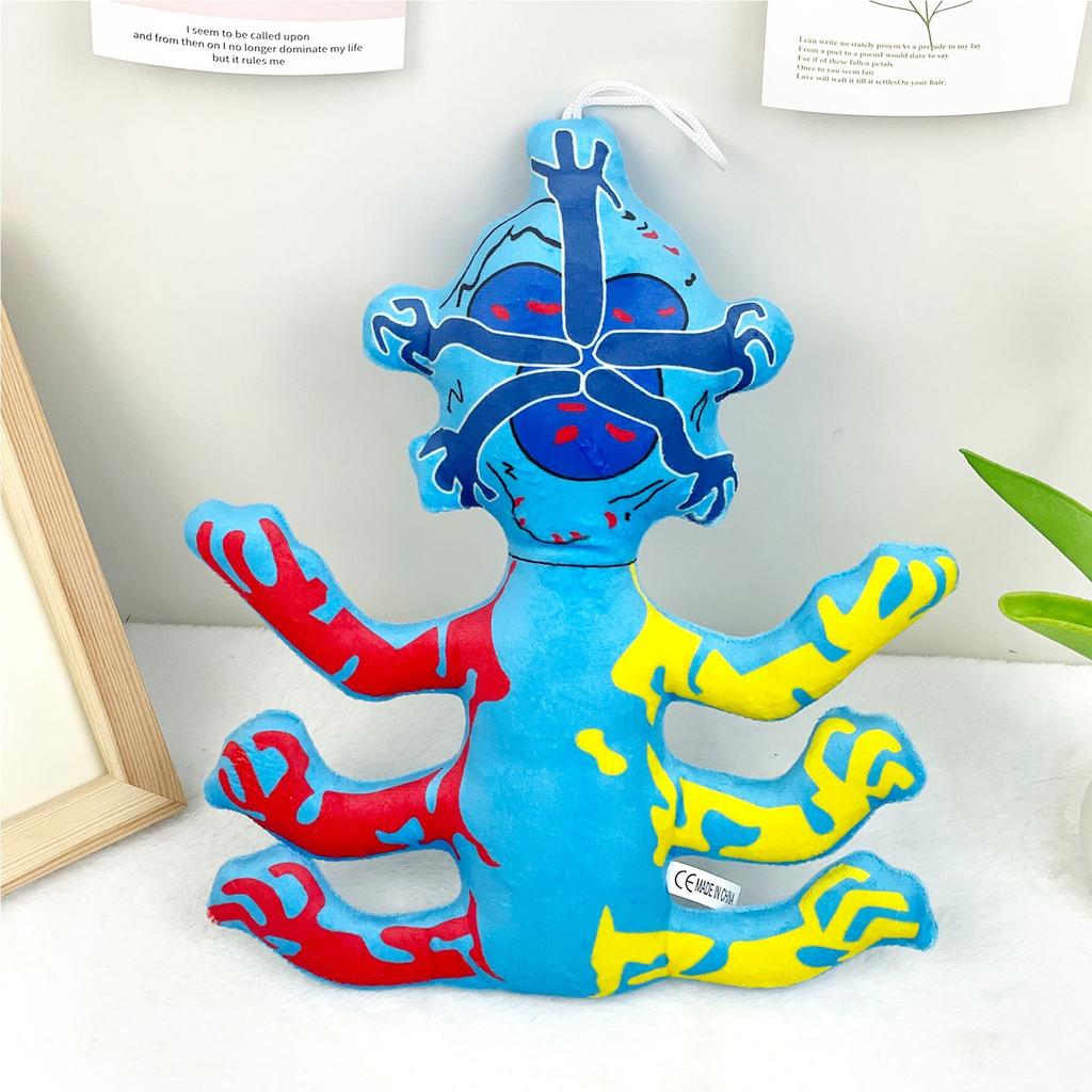 Erstaunlicher digitaler Zirkus Plüsch Buntes Löwenmonster Großer Löwe Plüschtier, Weiche Stofftierpuppe für Kinder Jungen Mädchen Weihnachtsgeschenk