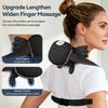 Black Bionic Finger Neck Shoulder Massager Neck Cervical Trapezius Kneading Massage Shawl Bionic Hand Silicone Neck Masajeador