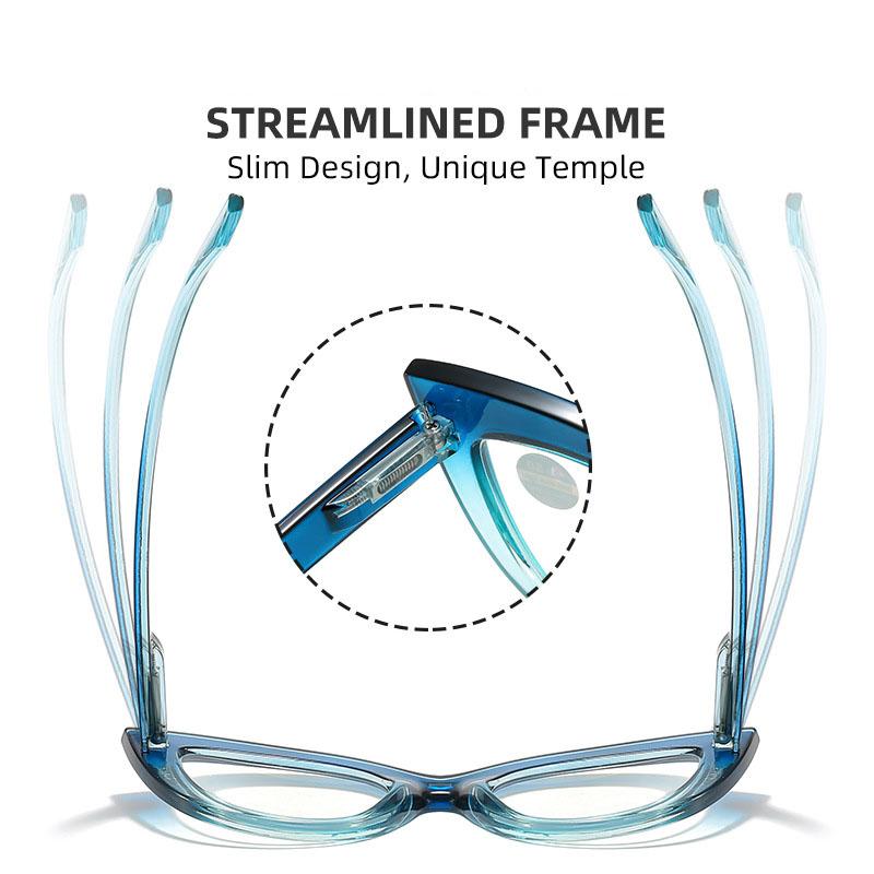 Classic Anti Blue Light Cat Eye Reading Eyeglasses Ladies Myopia Customize Photochromic Optical Prescription Lens Glasses Spectacle Frame Frame