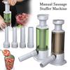 Machine à farcir les saucisses manuelle avec 4 tubes de remplissage Fonctionnement manuel