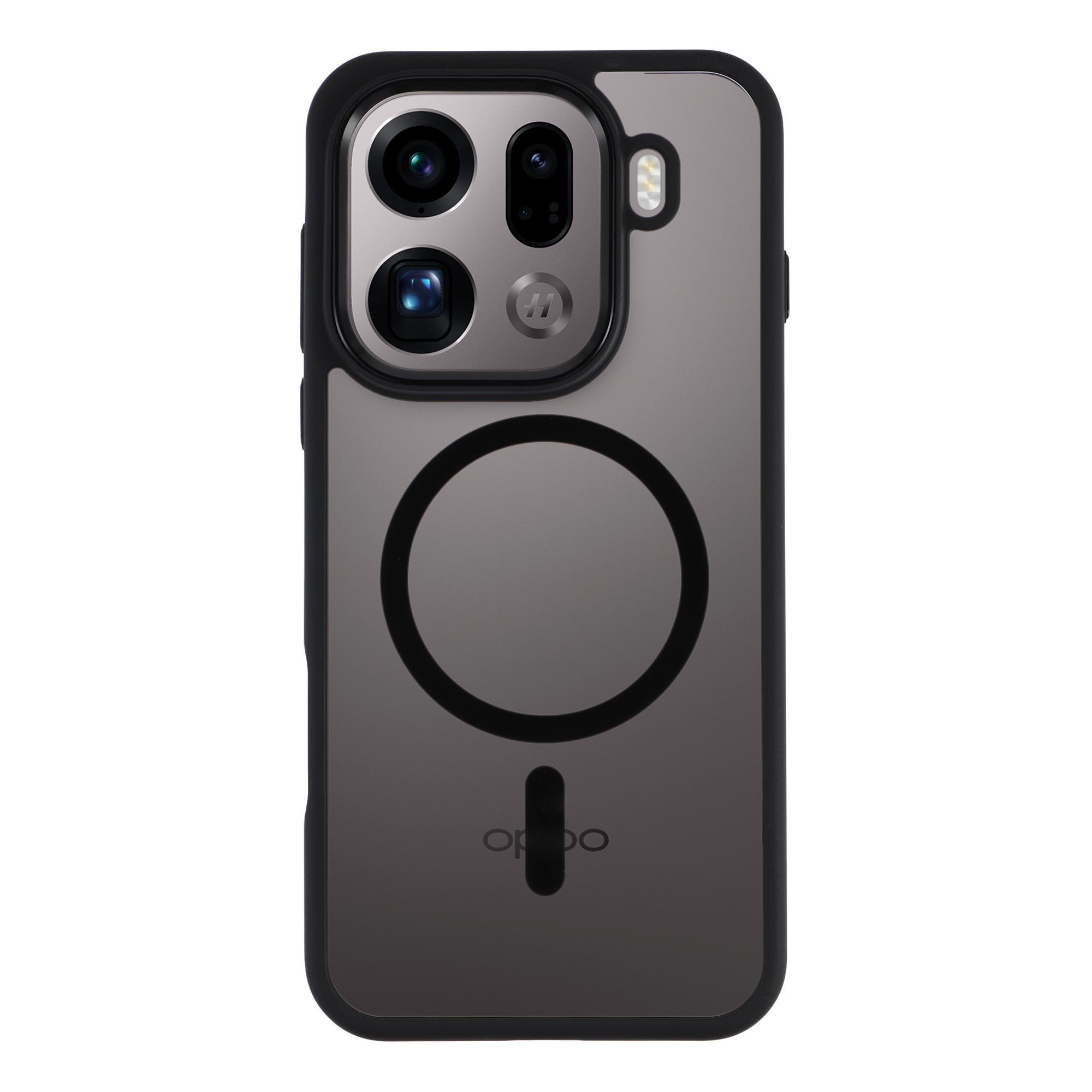 

Для Oppo Find X9 Pro 5G Магнитный чехол Противоударный ТПУ + ПК Чехол для телефона