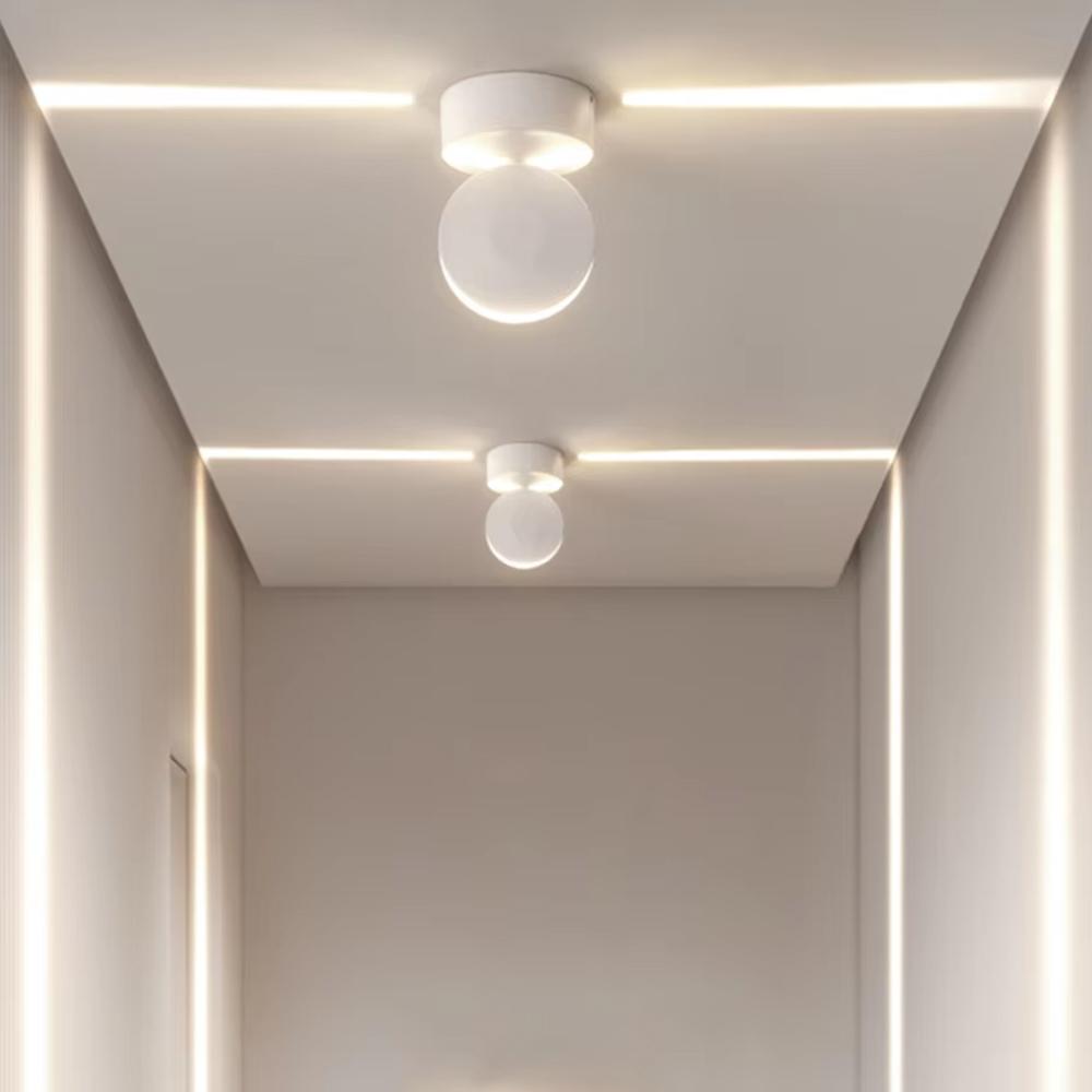 LED Window Sill Light Line Decor Wall Lamp Warm White Wall Sconce 360° Rotating Holder Door Frame Stair Corridor Ray Light Decor