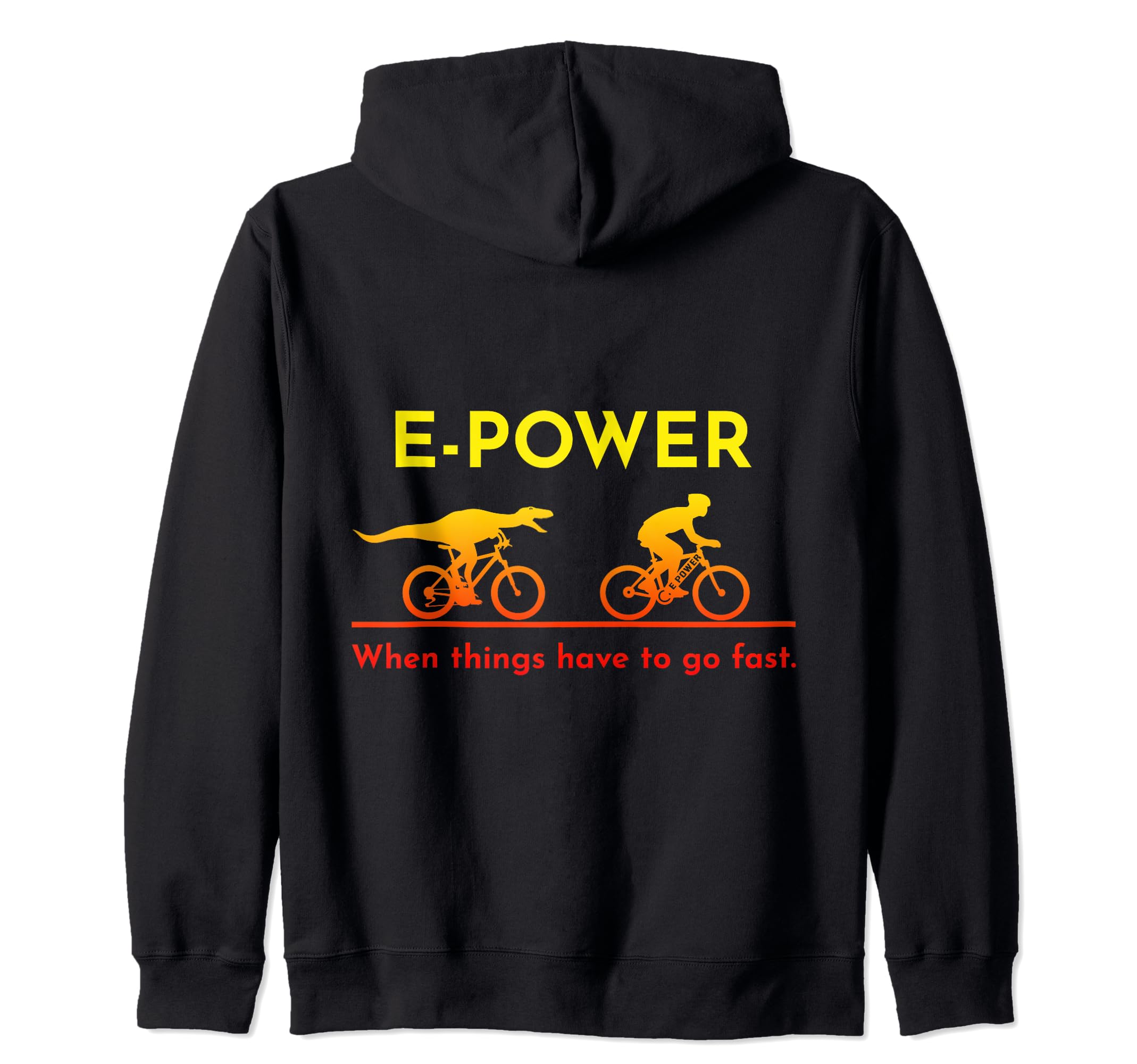 

Velociraptor vs. E-Bike Zip Hoodie