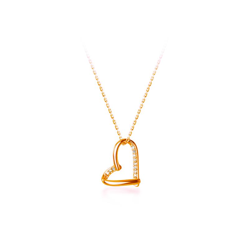 Sterling Silver Romantic Korean Heart Love Pendant Choker Necklace for Women Fashion Weddings Partiy Jewelry Gift