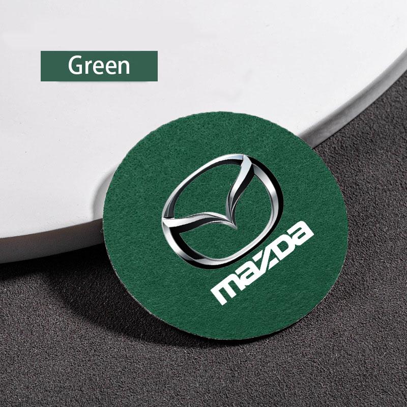 

Car Felt Coaster Thermal Insulation Pad Water Cup Pad for Mazda 3 bk bl bj bn 323 Axela Atenza CX-3 CX-4 CX5 CX-7 Accessories