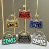 Hand-held Bag - Exquisite Dinner Bag - French-style Diamond-studded Handbag - Women's Bag