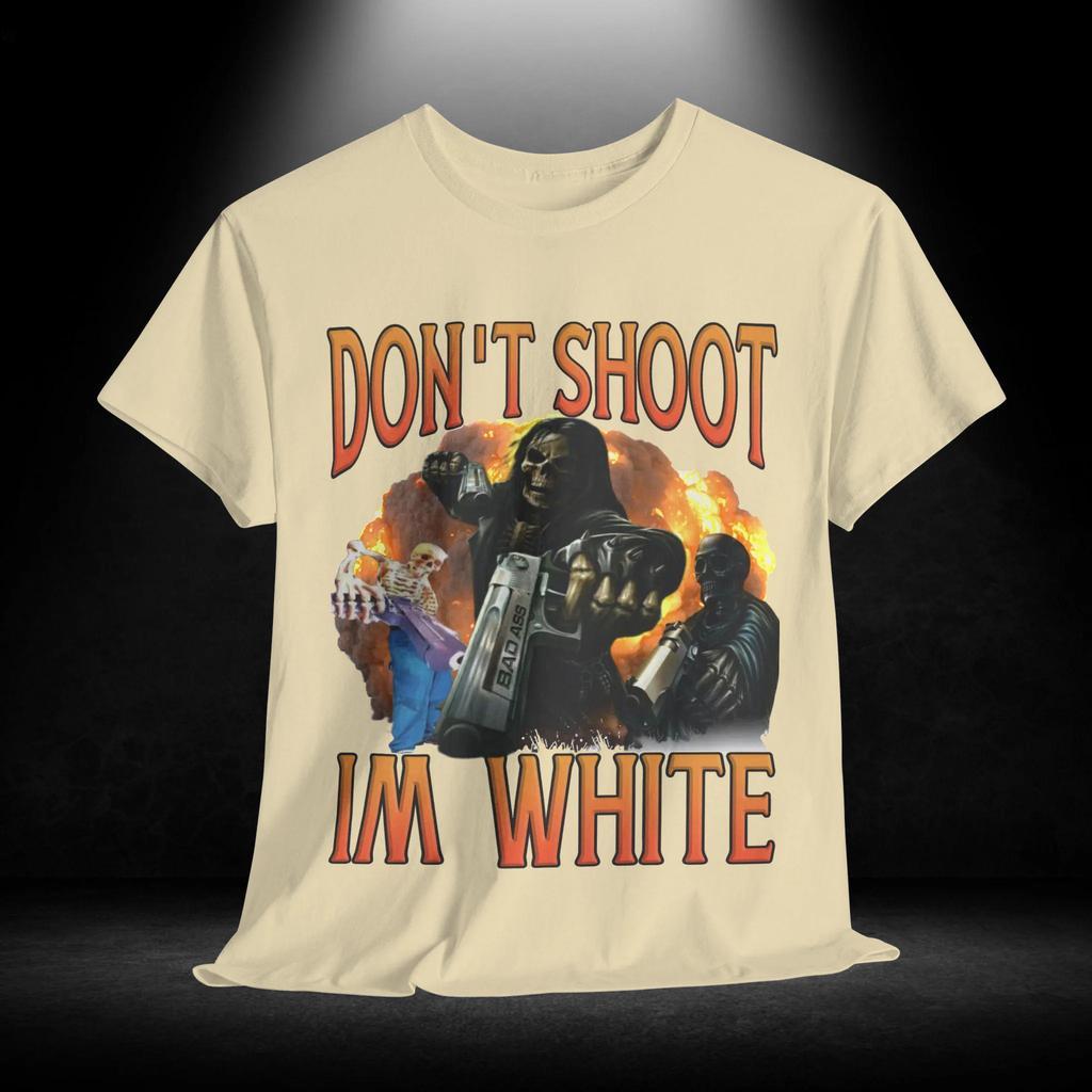 Funny Ironic Racist T Shirt Unisex Heavy Cotton Tee Sarcastic Humor Tops Novelty Offensive Graphic Clothing Anti Discrimination