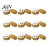 Steamed Bun Stress Relief Toy 12Pcs Bubble Blowing with Steamer Cartoon Dumpling Sensory Pinch Fidget Relaxation Decompression Tool