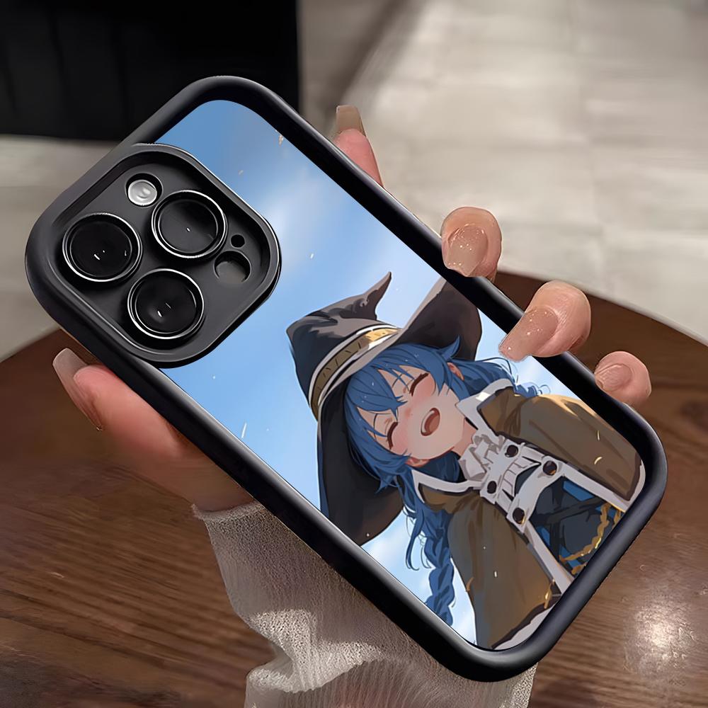 R-Roxy Mushoku Tensei Anime Phone Case For IPhone 17 Pro Max 15 Pro 16 14 Plus 12 13 Mini 11 Pro Shockproof Soft Cover