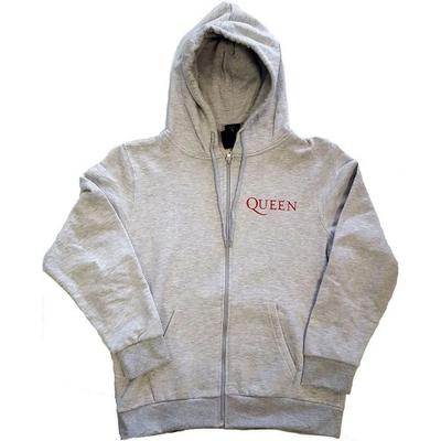 Queen Unisex Adult Classic Crest Full Zip Hoodie
