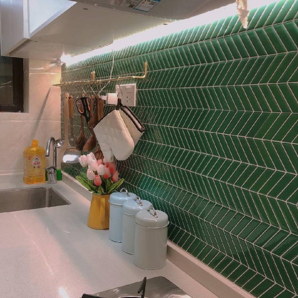 Azulejo Adhesivo Peel and Stick para Salpicadero Impermeable para Pared Azulejo Adhesivo para Cocina Baño