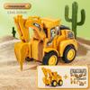 Children's Inertia-Powered Excavator Toy - Educational Pull-Back Car Gift