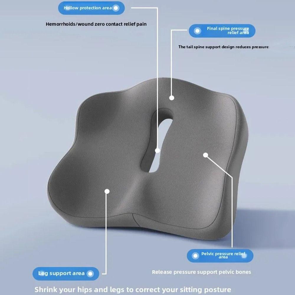 Memory Foam Car Seat Cushion Comfort Chair Cushion New Coccyx Cushion  Orthopedic