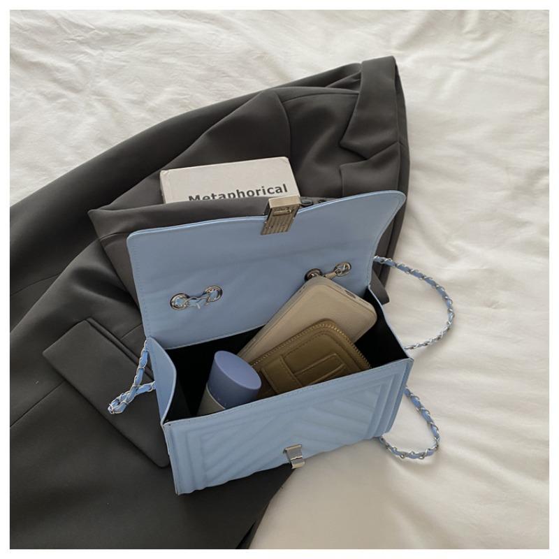 mall bag women's bag winter new trendy fashion diamond chain messenger bag simple women's shoulder bag