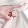 New Round Dial Bracelet Watch Adjustable Elegant Quartz Watch Gradient Color Women Wristwatches Women Fashion