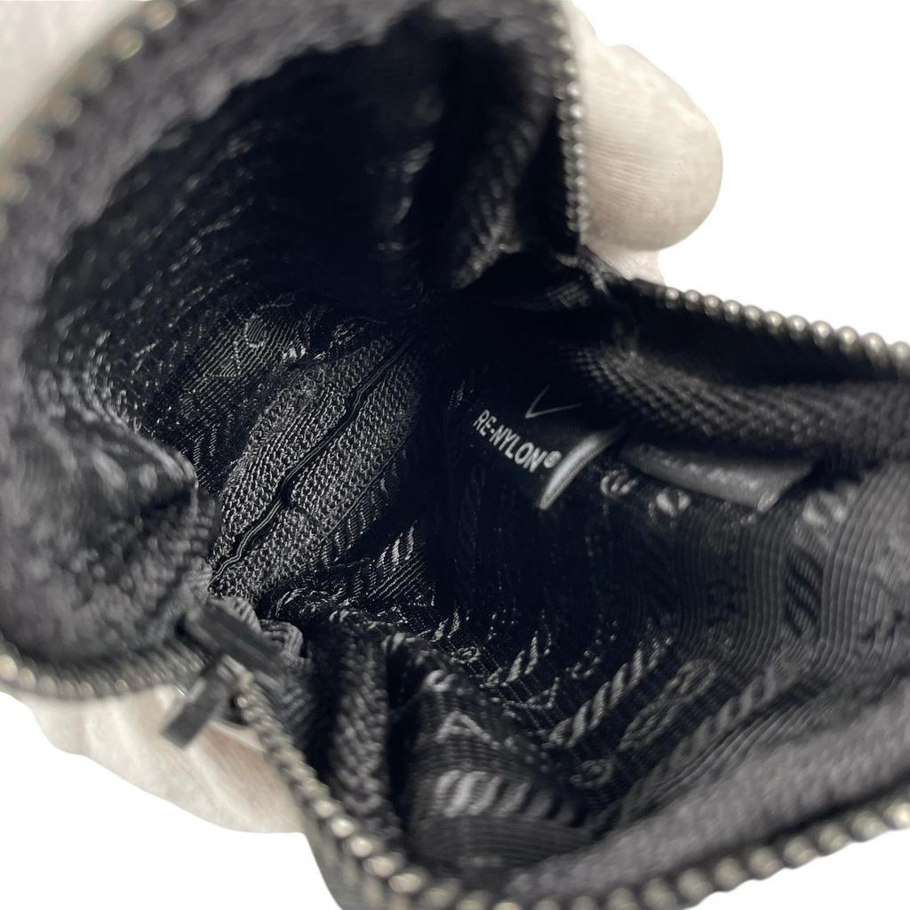 PRADA Re-Nylon 2VD034 Shoulder Bag black Women used