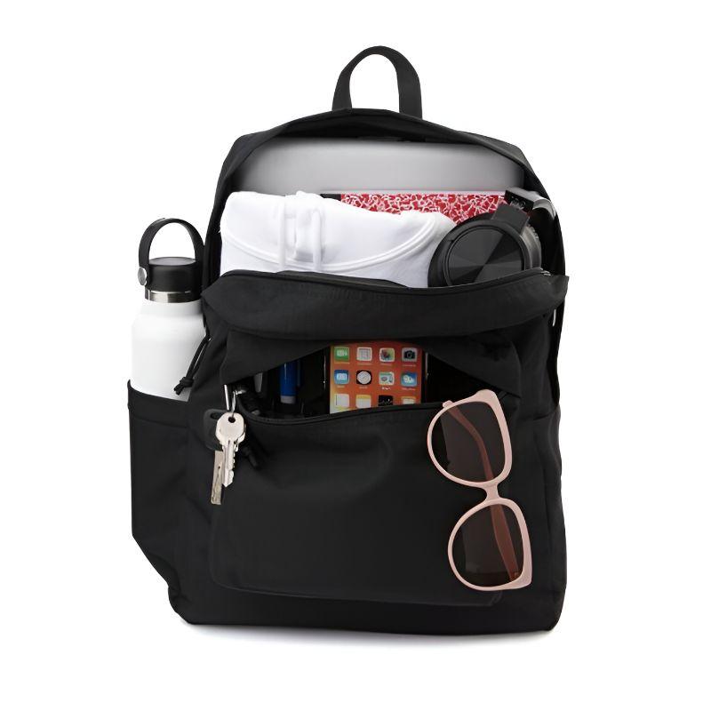 JanSport SuperBreak Plus Backpack JS0A4QUE003 – 26L Laptop Backpack with Water Bottle Pocket