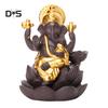 Trendshome Decor Lord Ganesha Indie Sloní bůh zpětné proudění kadidelnice držák kadidelnice dárek