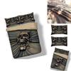 Timeless Skull 3d Duvet Quilt Cover With Pillow Case Reversible Bedding Set For Stylish Interiors