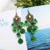 Bohemian Vintage Gorgeous Shell Earrings Long Tassel Versatile Vacation Femininity Court Earrings Ear Accessories