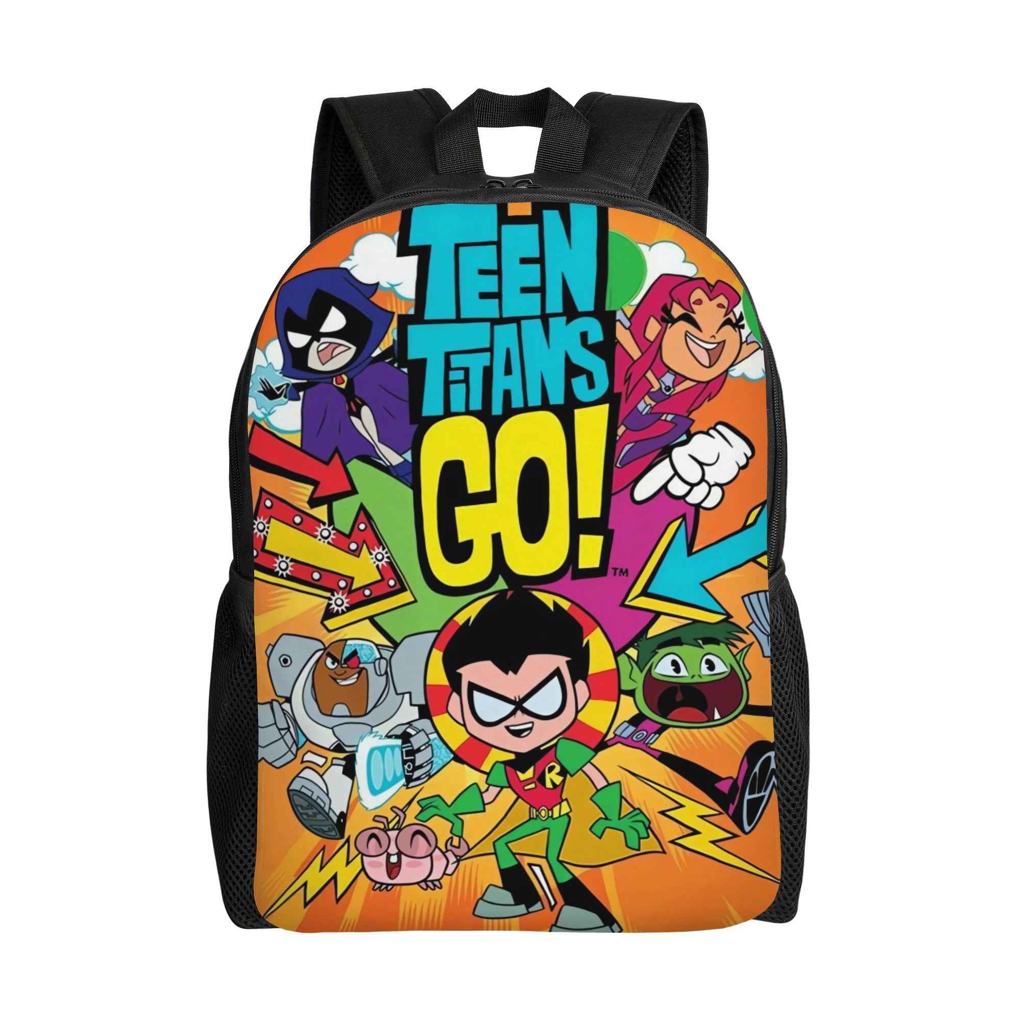 Teen Titans Go Raven's Emoticlones Dagelijkse Rugzak Trekking Rugzakken Mannen Kawaii Hoge Leerling Tassen Ontwerp Zacht Rucksack One Size