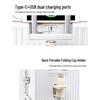 Li Shen 26-inch Hardside Spinner Luggage with USB and Cup Holder