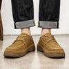 Men sneakers lace up Casual cow suede Leather Flat Designer Shoes Comfortable Fashion Leather Oxford Shoes Soft Versatile Shoe